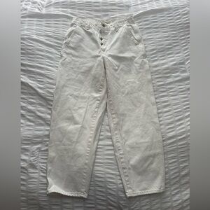 Madewell white jeans